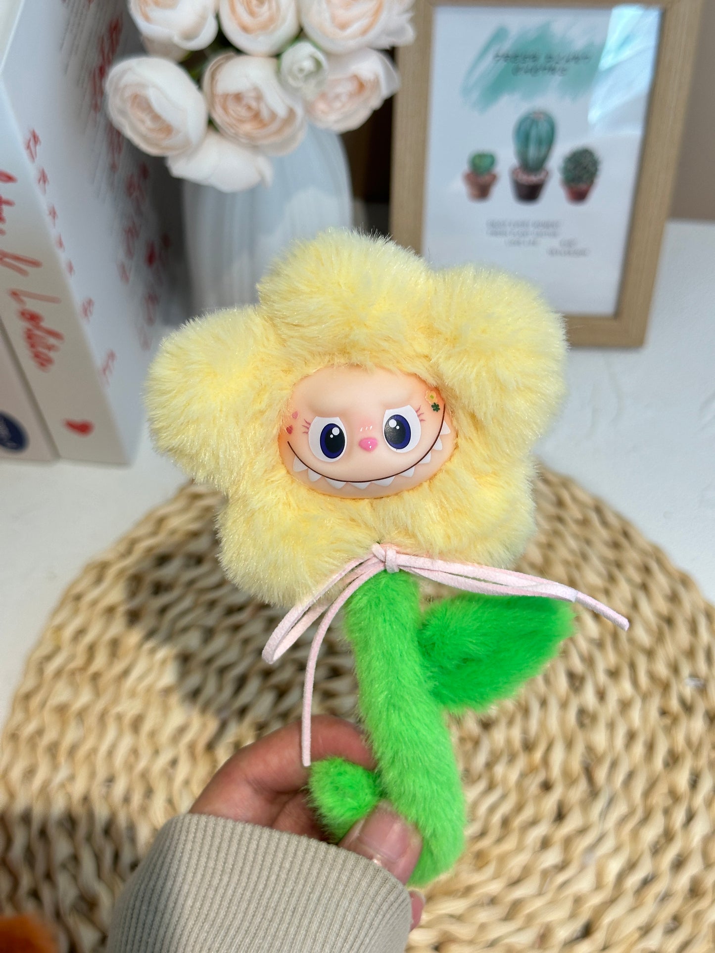 Original Design Yellow Flower | Mini labubu collection