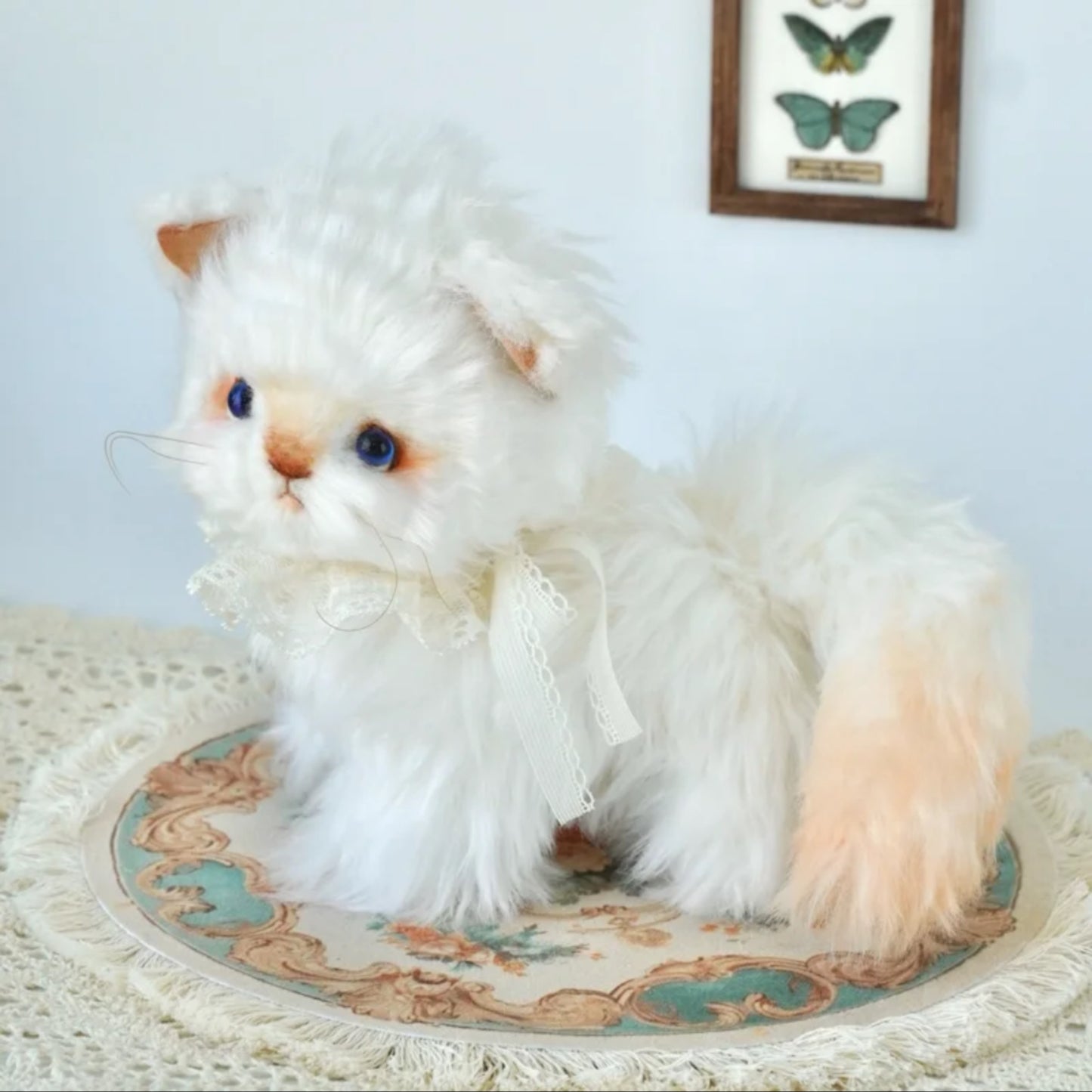 【Baby Cat】Handmade DIY Mohair Articulated Doll