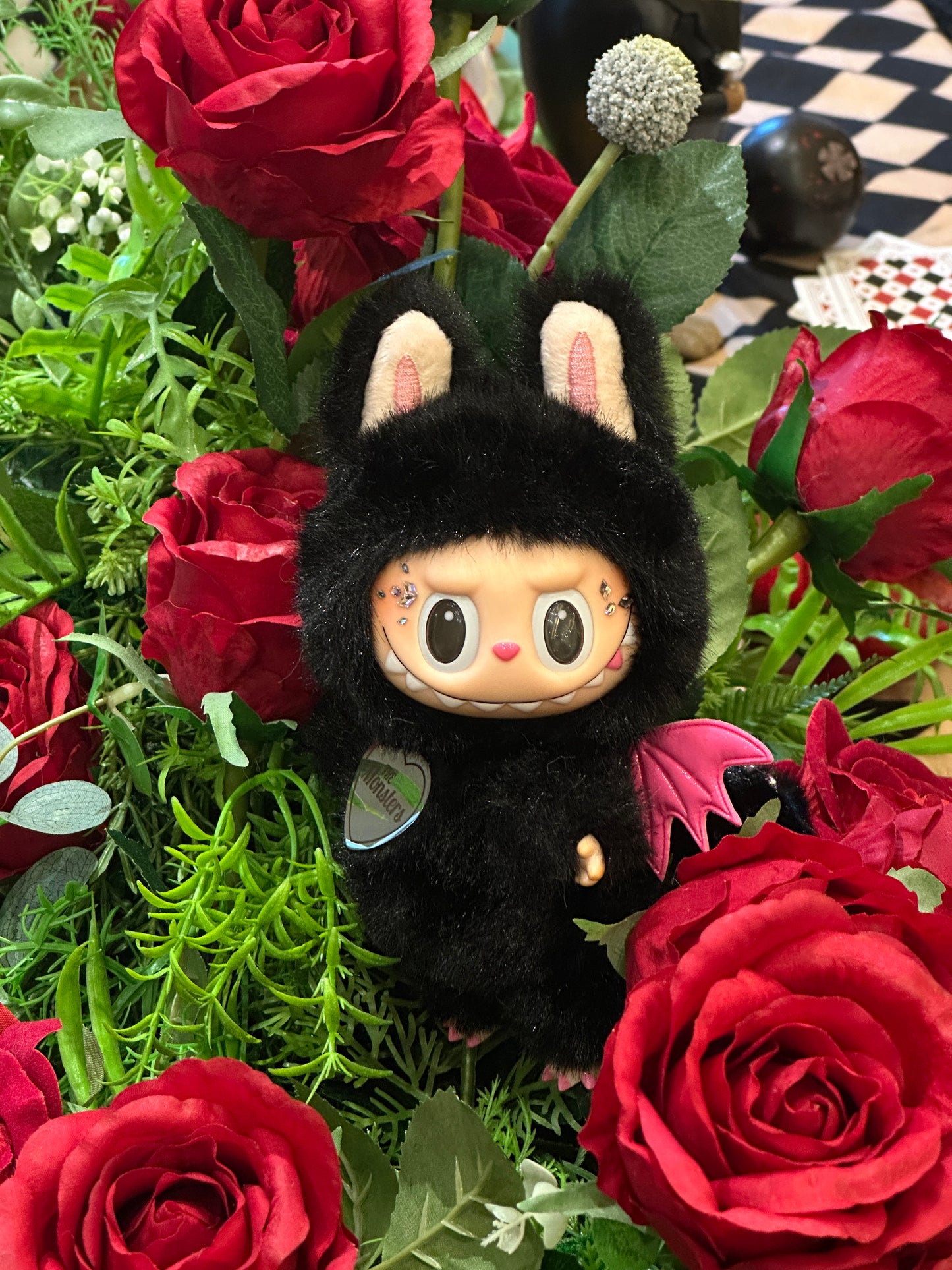 Original Design  Black Pink Diamonds