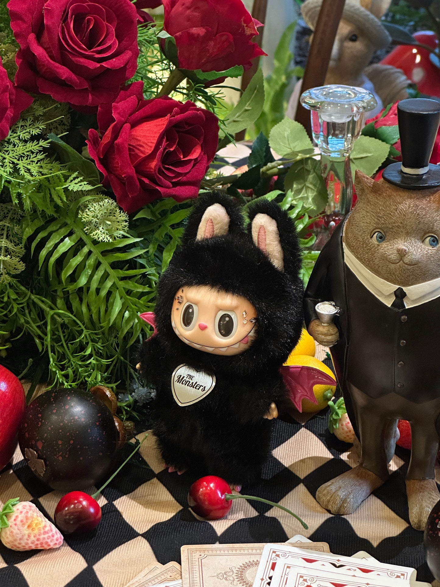 Original Design  Black Pink Diamonds