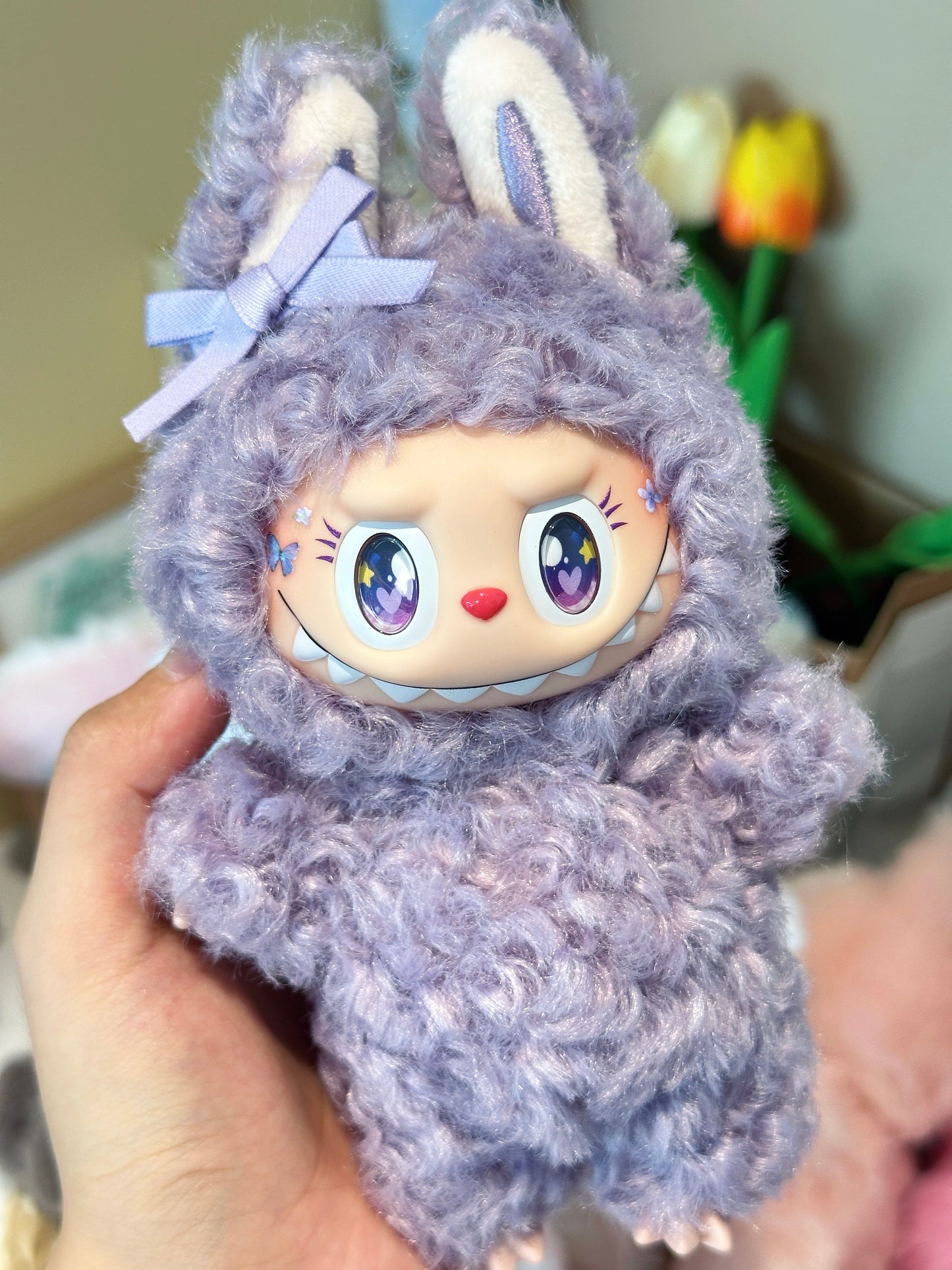 Original Design Purple little curly hair