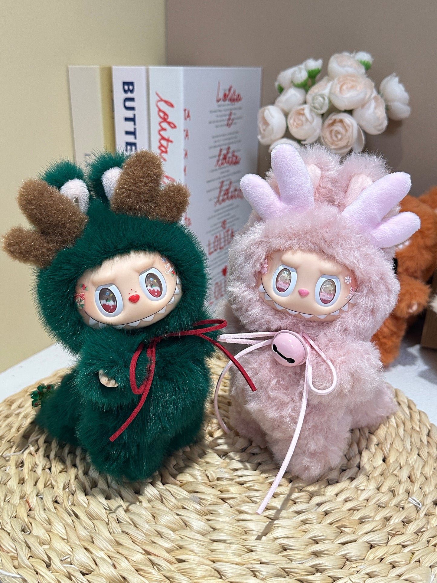 Original Design Christmas Deer Pink