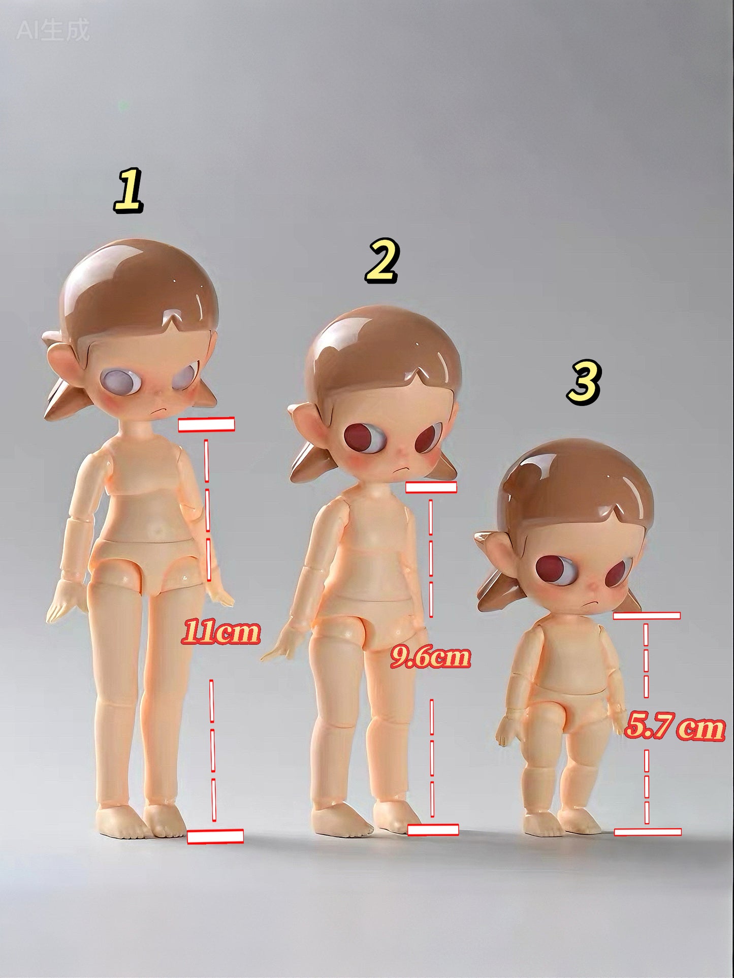 Original Design Mini Zisga Action Figure