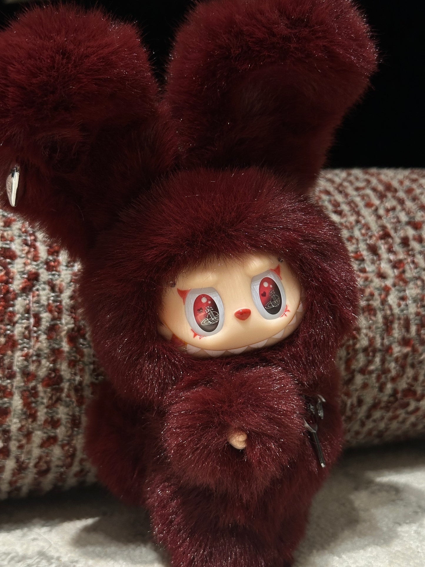 Original Design Burgundy Red Bunny