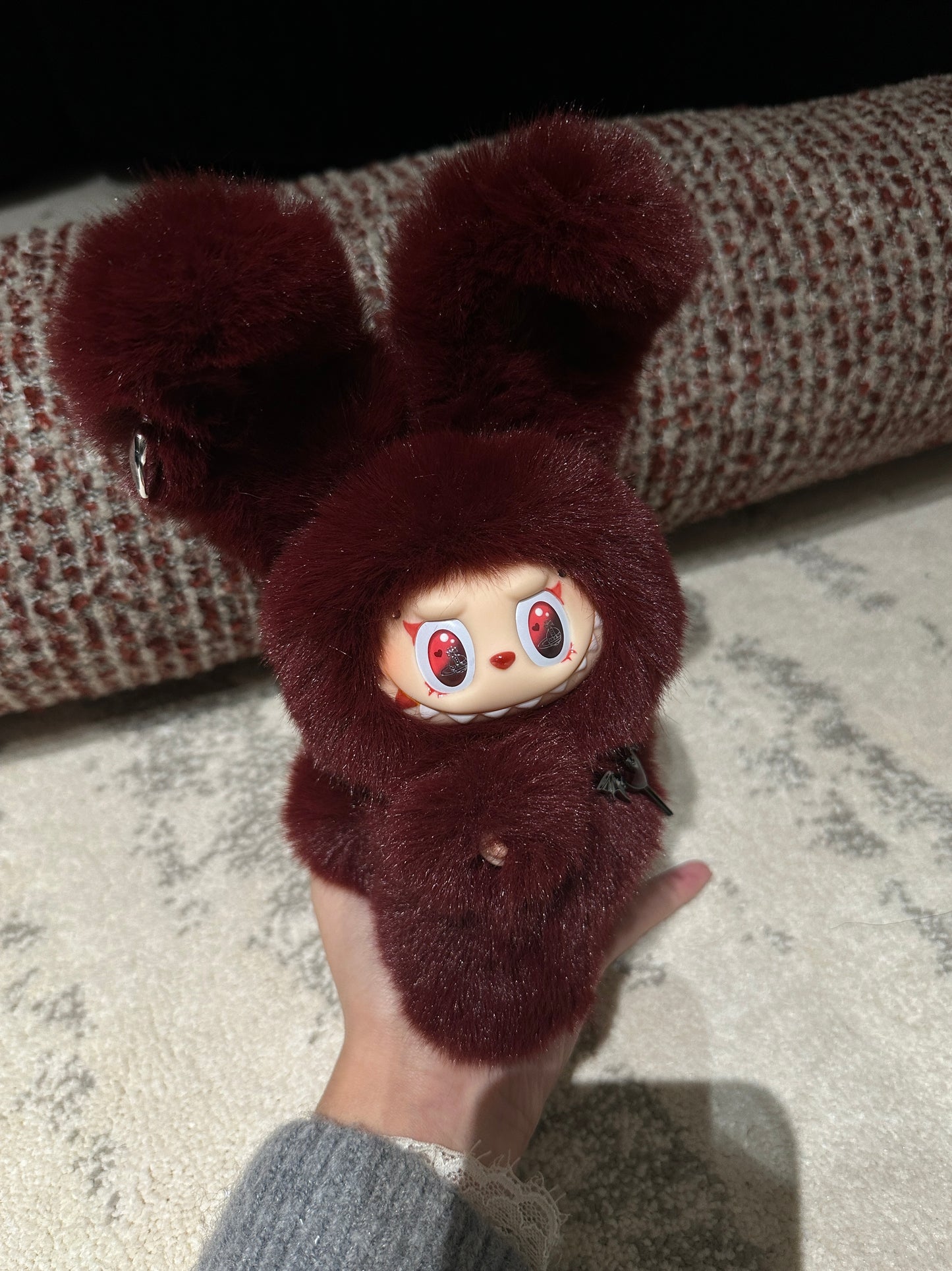 Original Design Burgundy Red Bunny