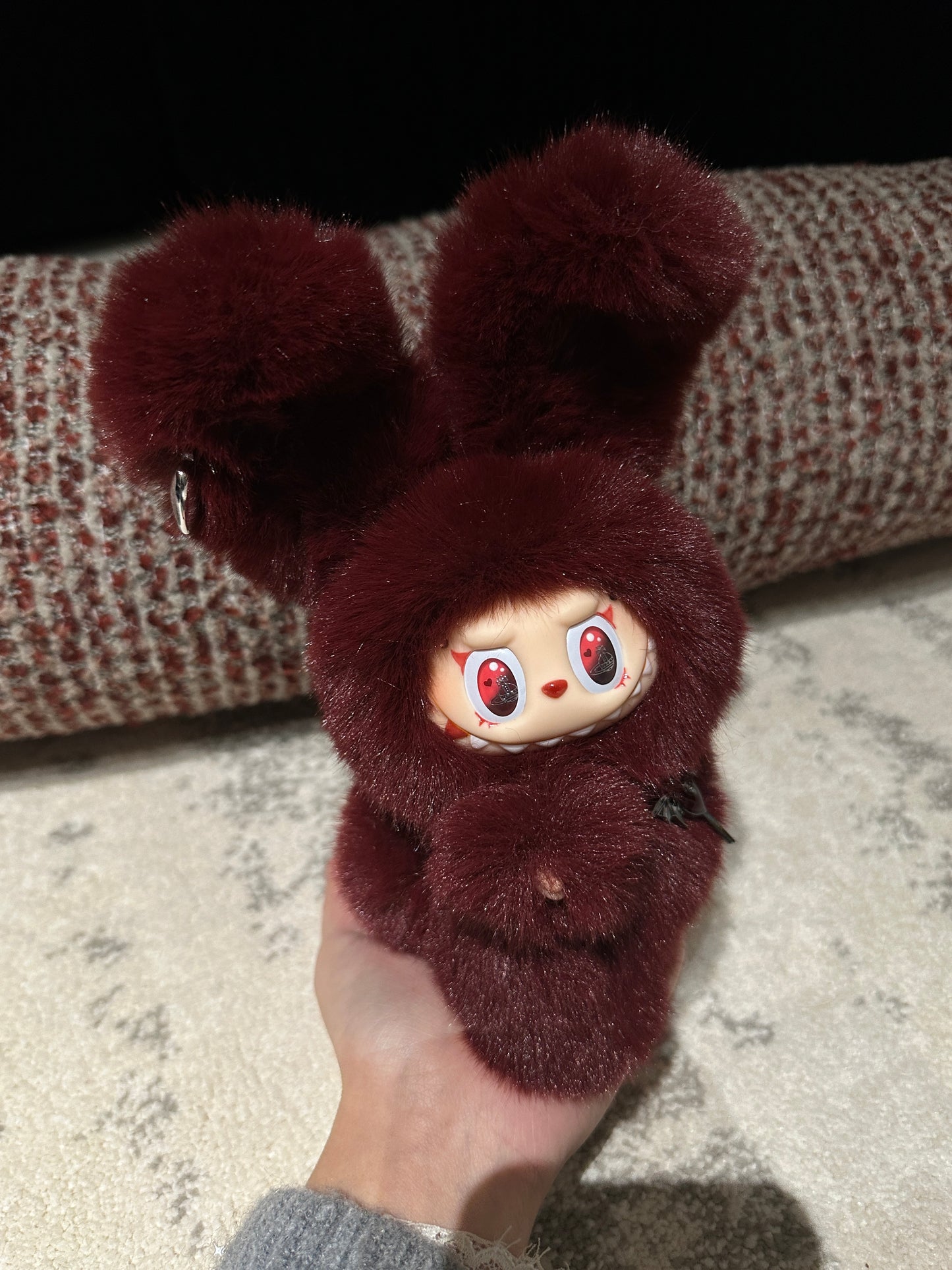 Original Design Burgundy Red Bunny