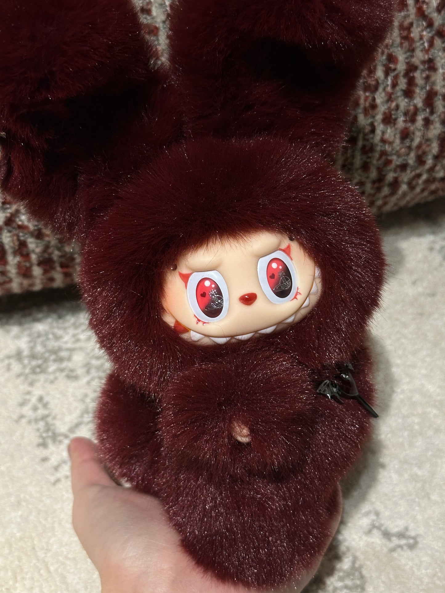 Original Design Burgundy Red Bunny