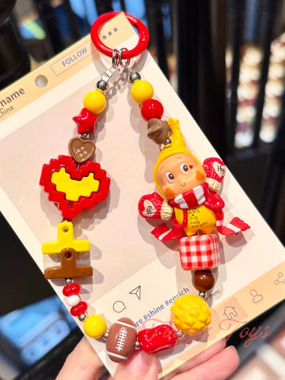 POP Bean Keychains Love U