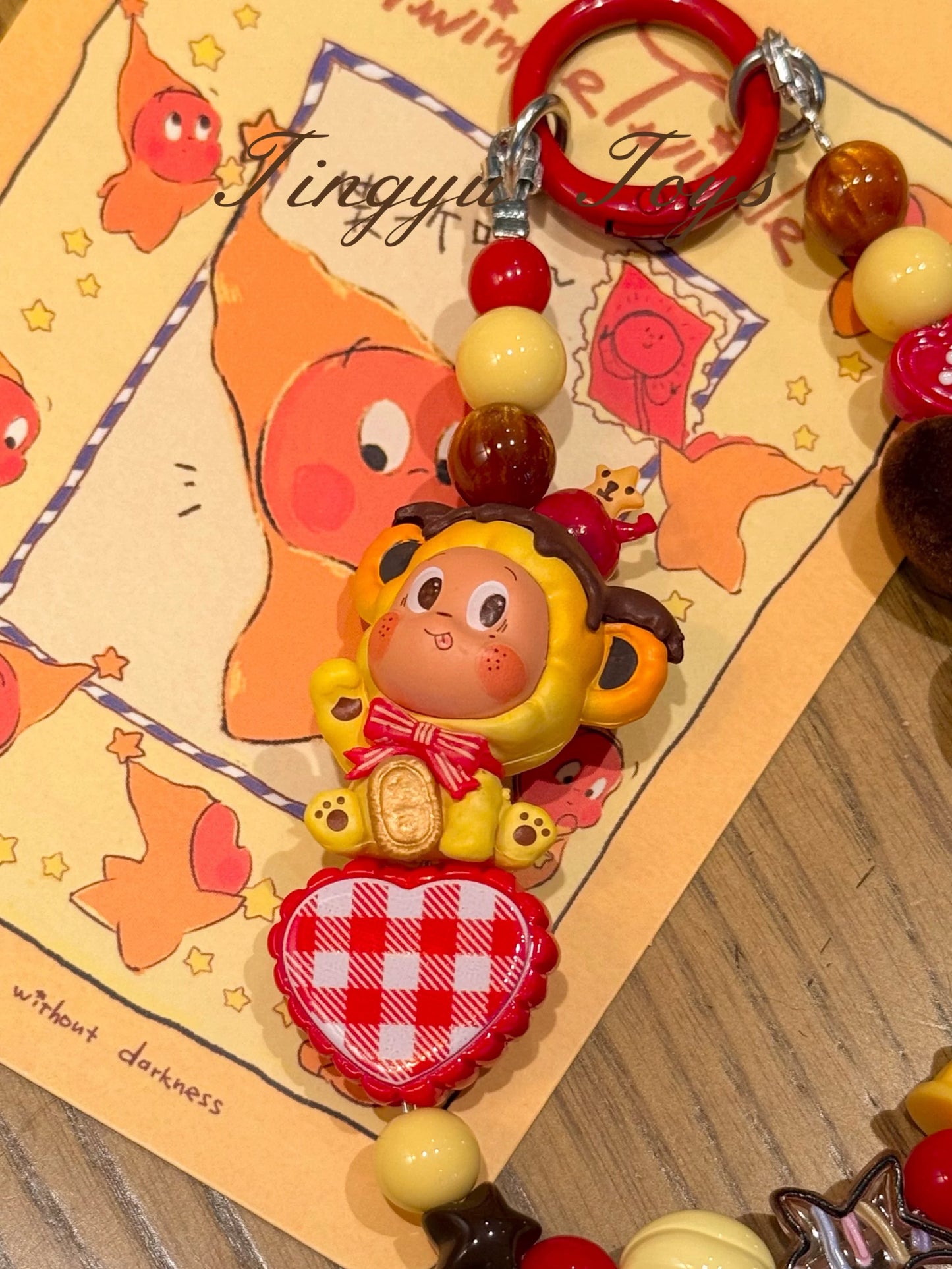 POP Bean Keychains Honey Bear