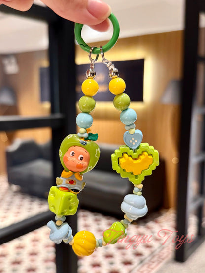 POP Bean Keychains Green Apple