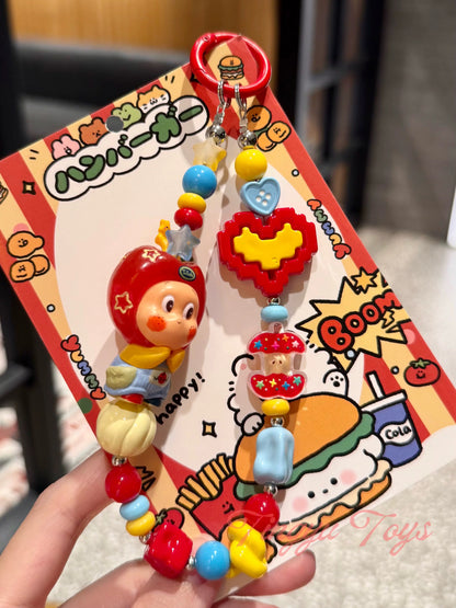 POP Bean Keychains Red Apple