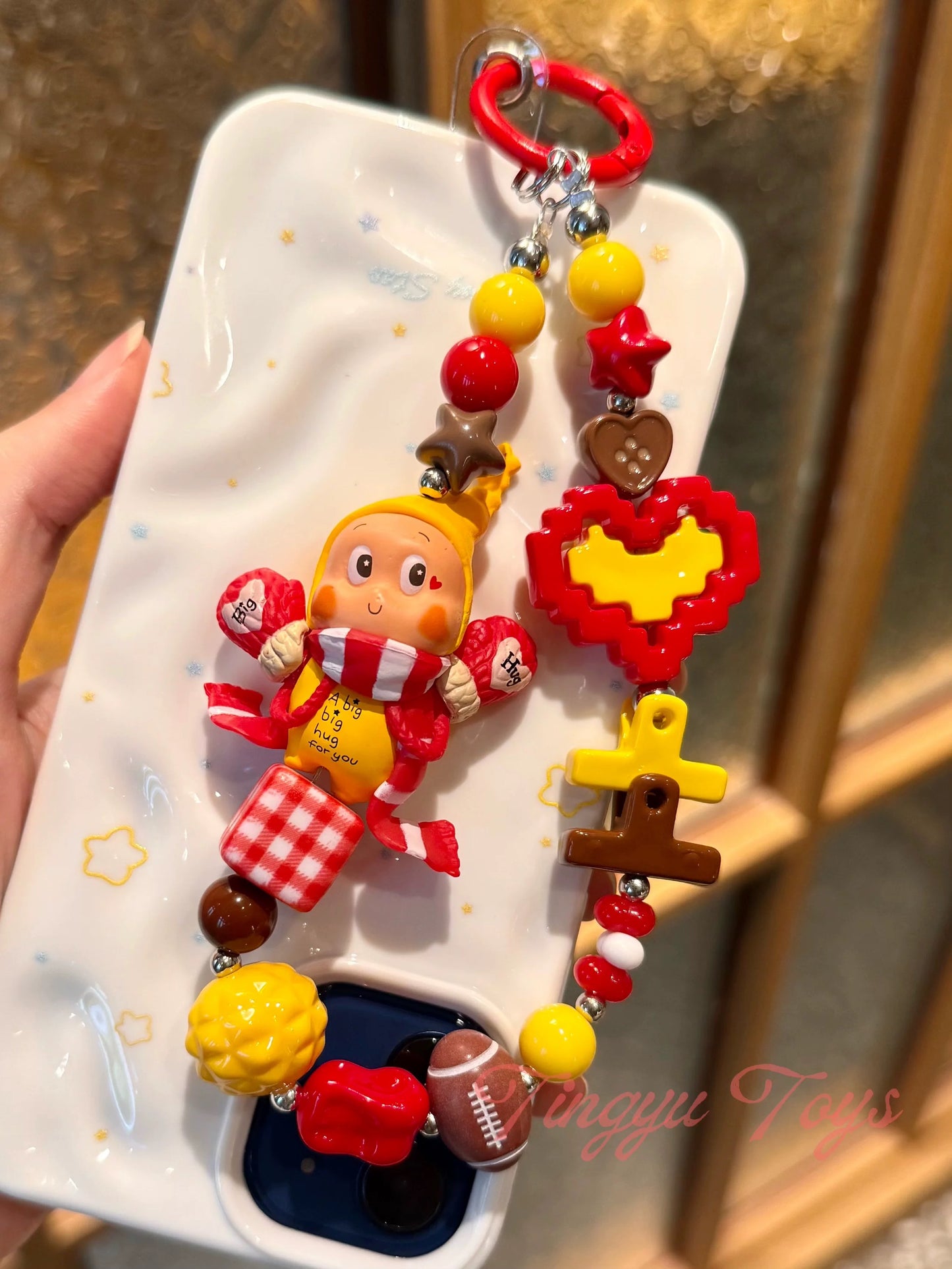 POP Bean Keychains Love U