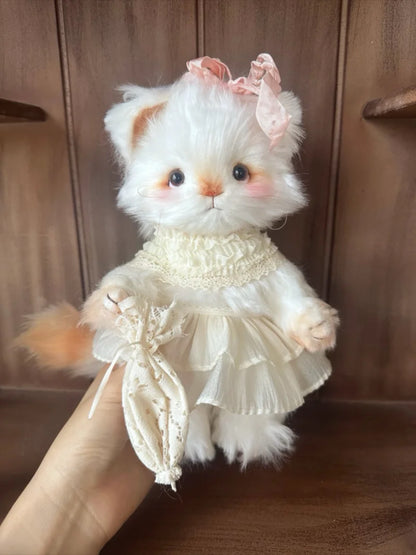 【Baby Cat】Handmade DIY Mohair Articulated Doll