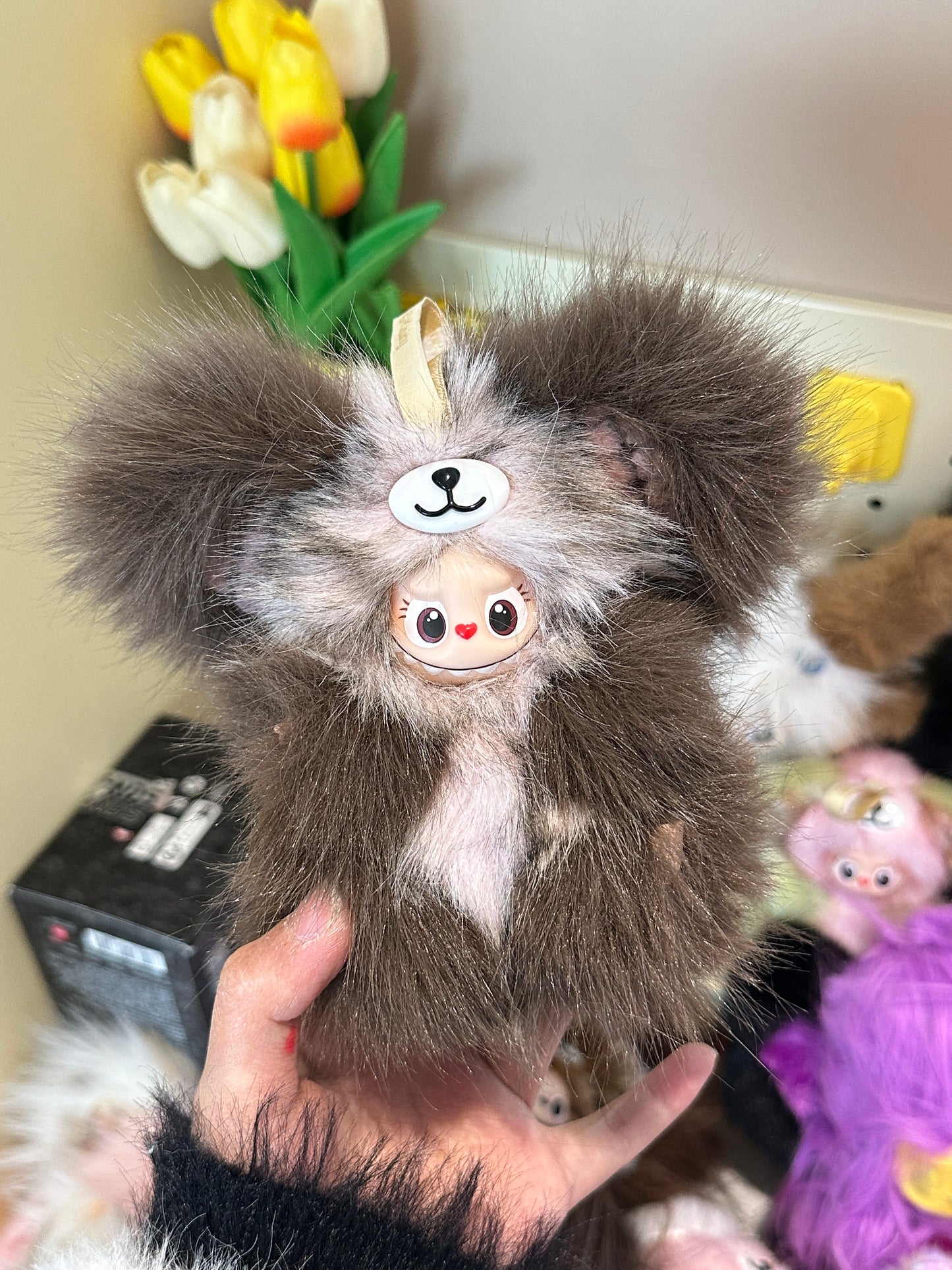 Original Design Mini Brown&Pink Bear